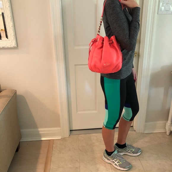 NWT KATE SPADE COBBLE HILL KATIE CORAL BAG PURSE - Picture 6 of 6